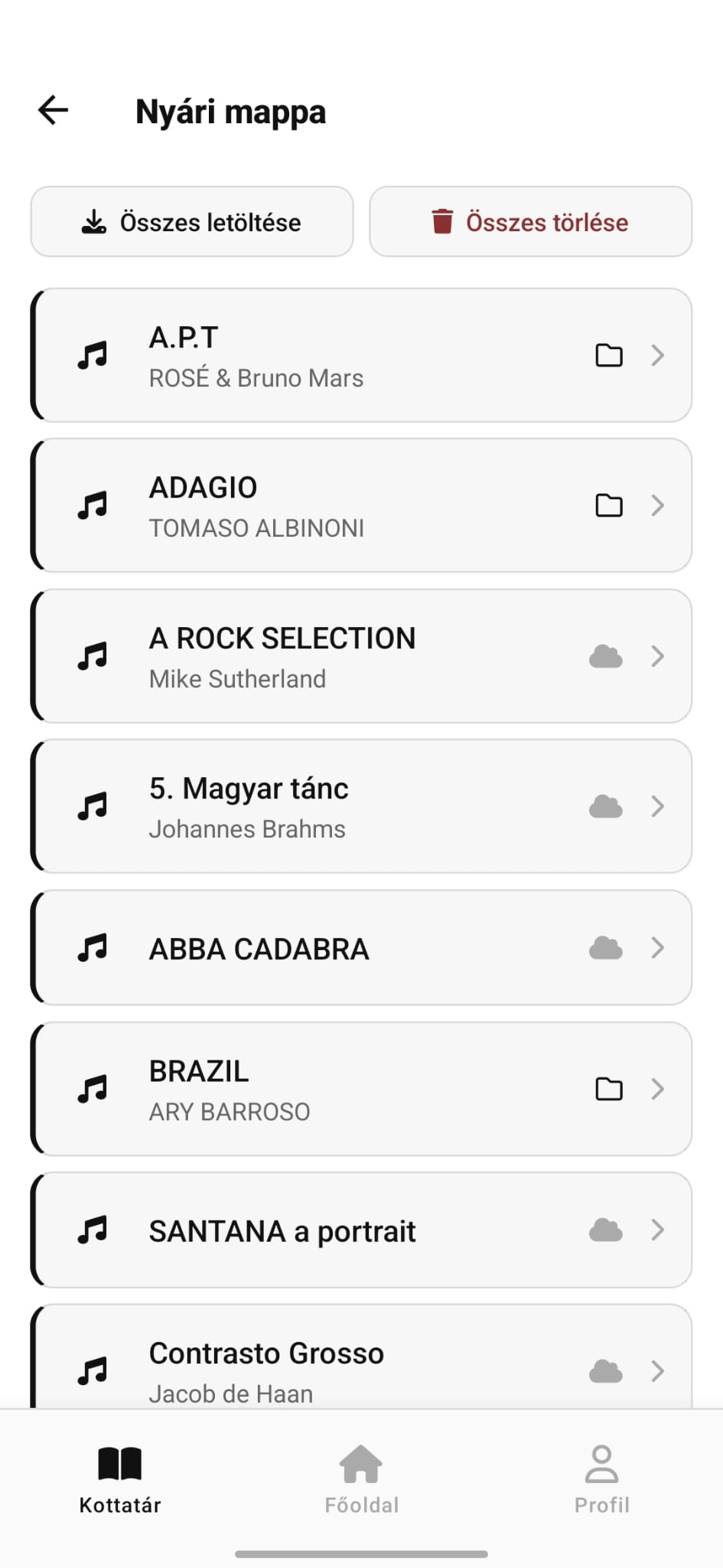 Sheet-music library